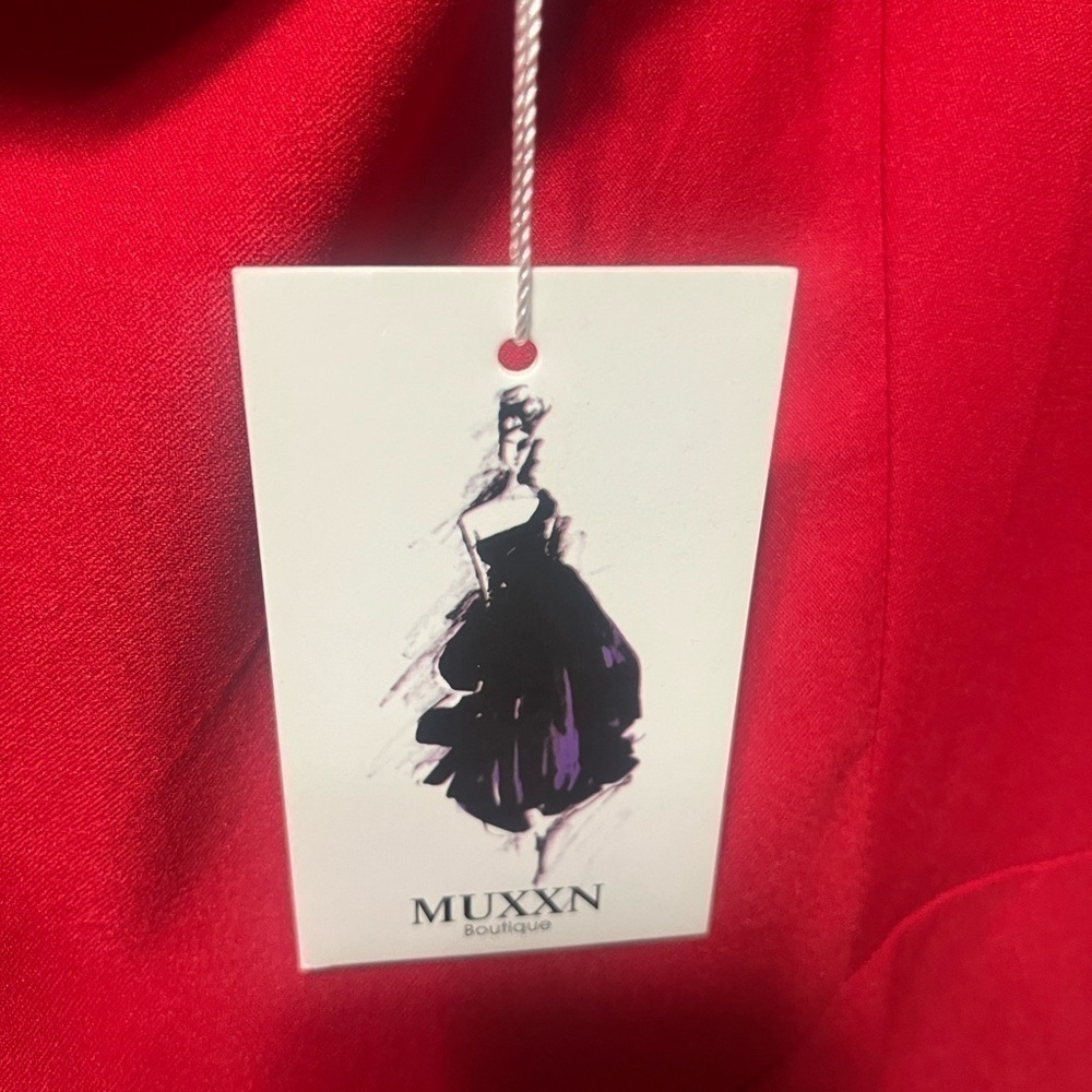 MUXXN RED 1950’ RETRO SWING DRESS SIZE 2XL - Picture 8 of 9